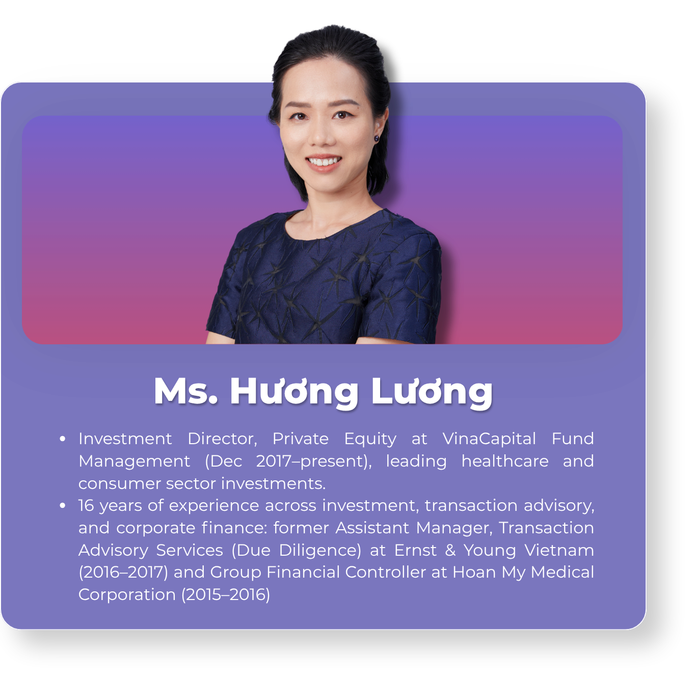 Ms. Hương Lương - Board of Mentors